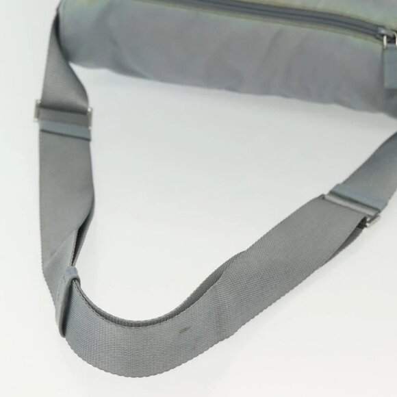 PRADA Shoulder Bag Nylon Light Blue Silver Auth ki5926 - Picture 9 of 15